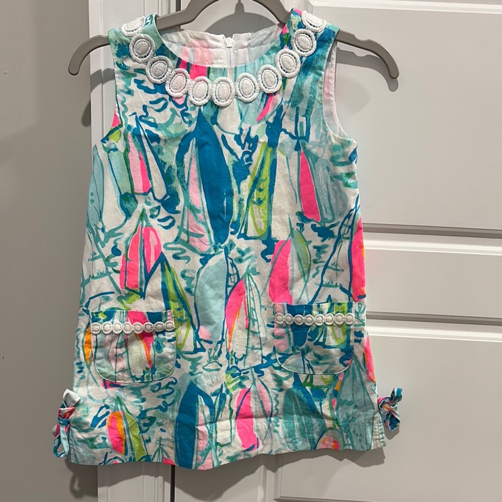 Lilly Pulitzer Multicolor Dress with White Accents
